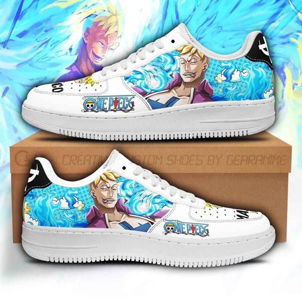 The Phoenix Marco Air Sneakers Custom Anime One Piece Shoes Unisex Men Women