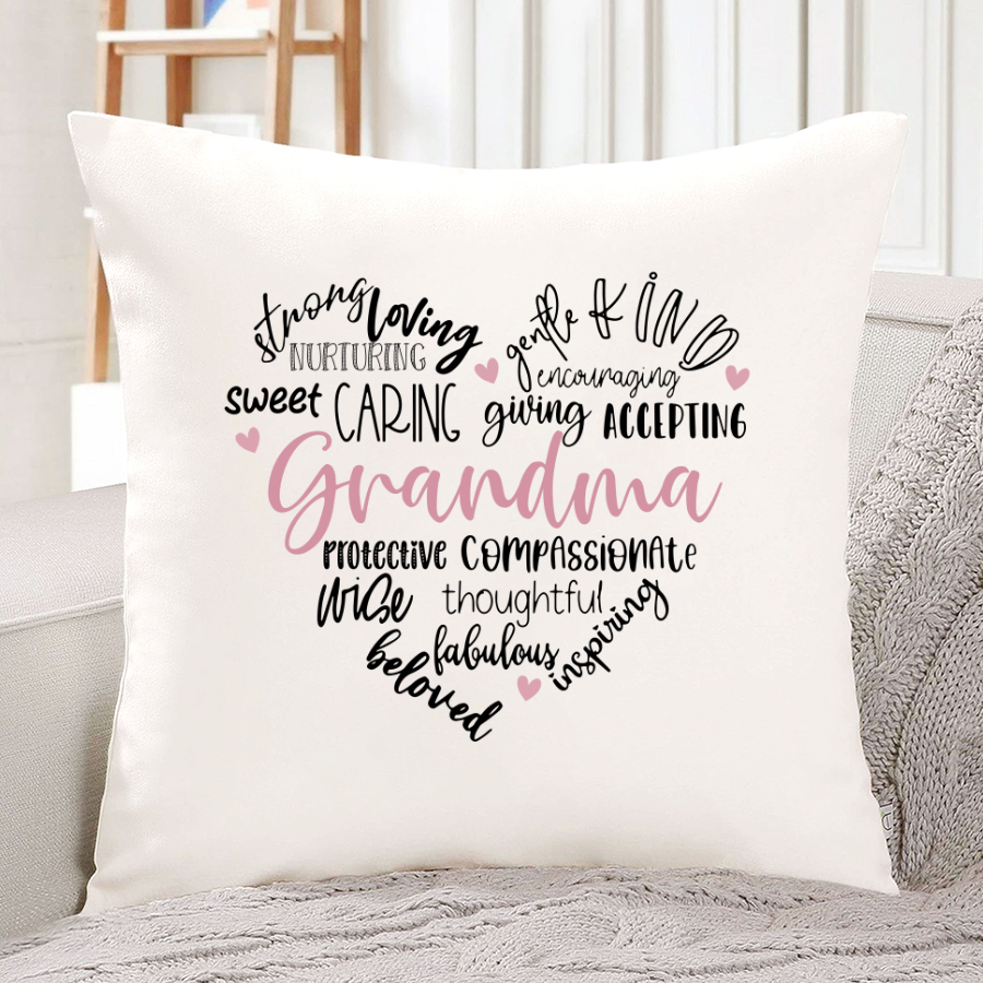 Mother’S Day Shirt, Gift For Grandma Shirt, Grandma Heart Indoor Pillow