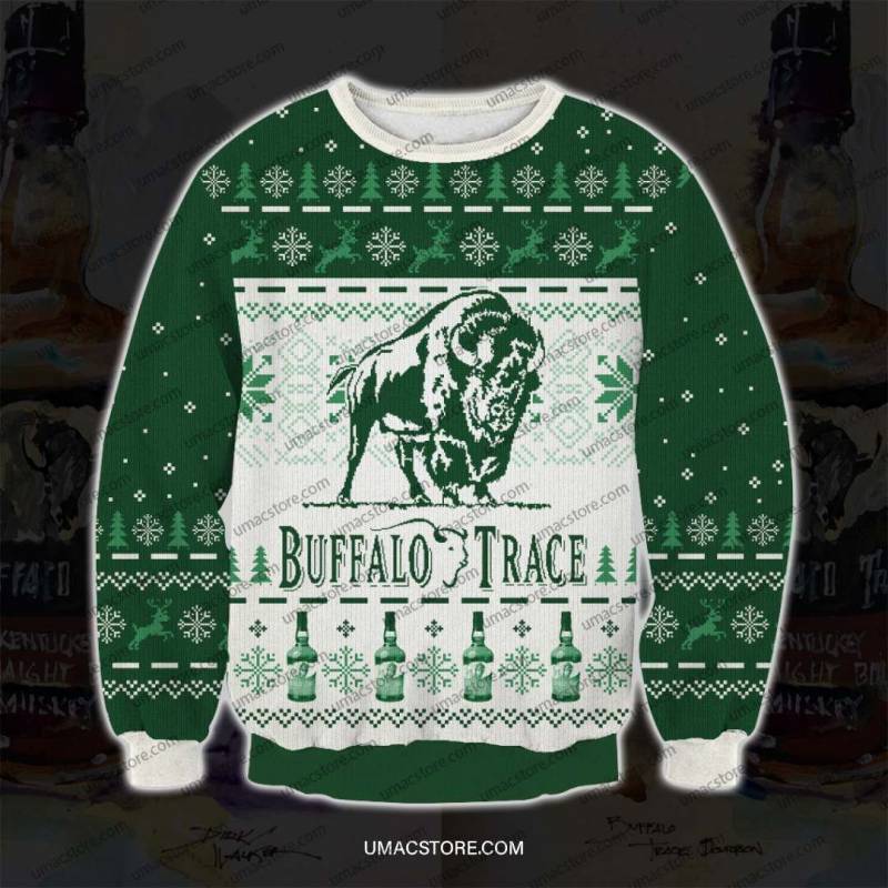 Buffalo Trace 3D Print Ugly Christmas Sweatshirt