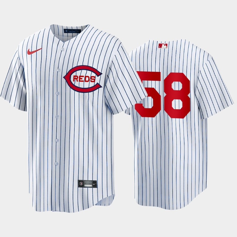 Cincinnati Reds 58 Luis Castillo White 2022-23 Field of Dreams Jersey Men’s