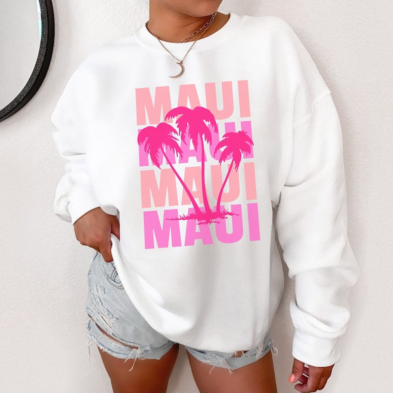 Pray For Maui Sweatshirt, Hurricane Dora Relief, Hawaii Lahaina Maui, Maui Wildfires, Maui Strong Support For Hawaii Fire Victims Sws2035