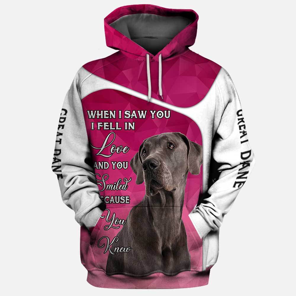 Great Dane When I Saw You 3D Full Printing