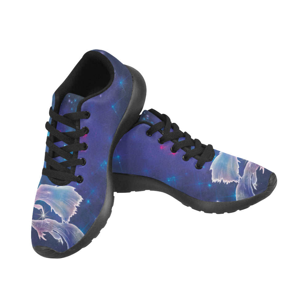 Pisces Black Sneakers Size 13-15 for Men