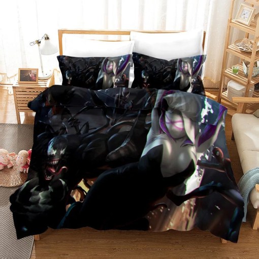 Venom Gwen 2 Duvet Cover Pillowcase Home Decor 3D Bedding Set 1411