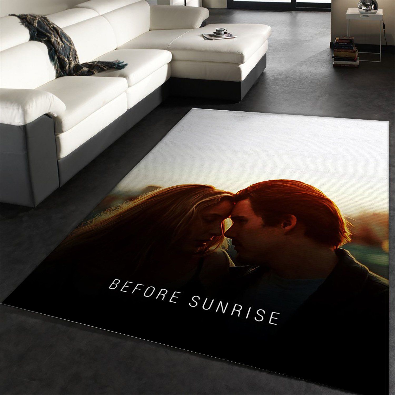 Before Sunrise Rug Art Painting Movie Rugs US Gift Decor