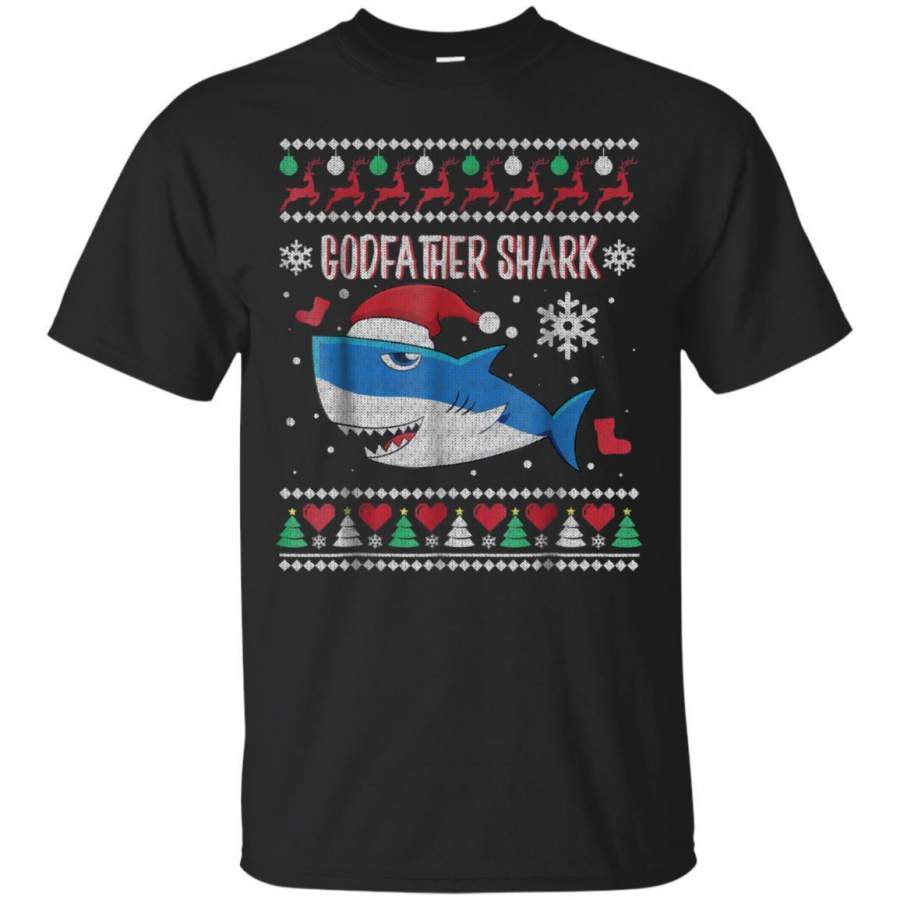 AGR Godfather Shark Ugly Christmas Shirt Jaq T-shirt