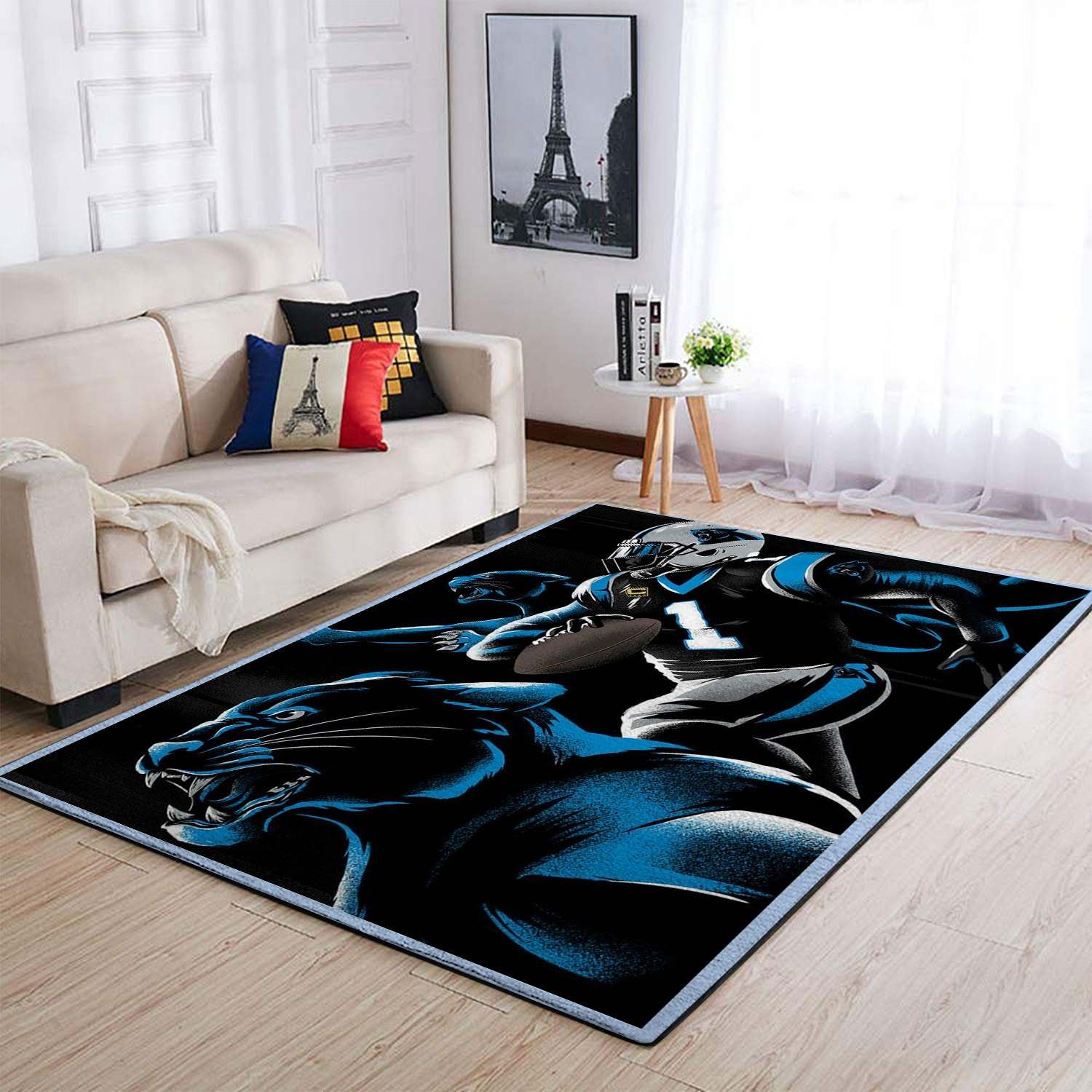 Carolina Panthers Area Rugs Living Room Carpet SIC121215 Local Brands Floor Decor