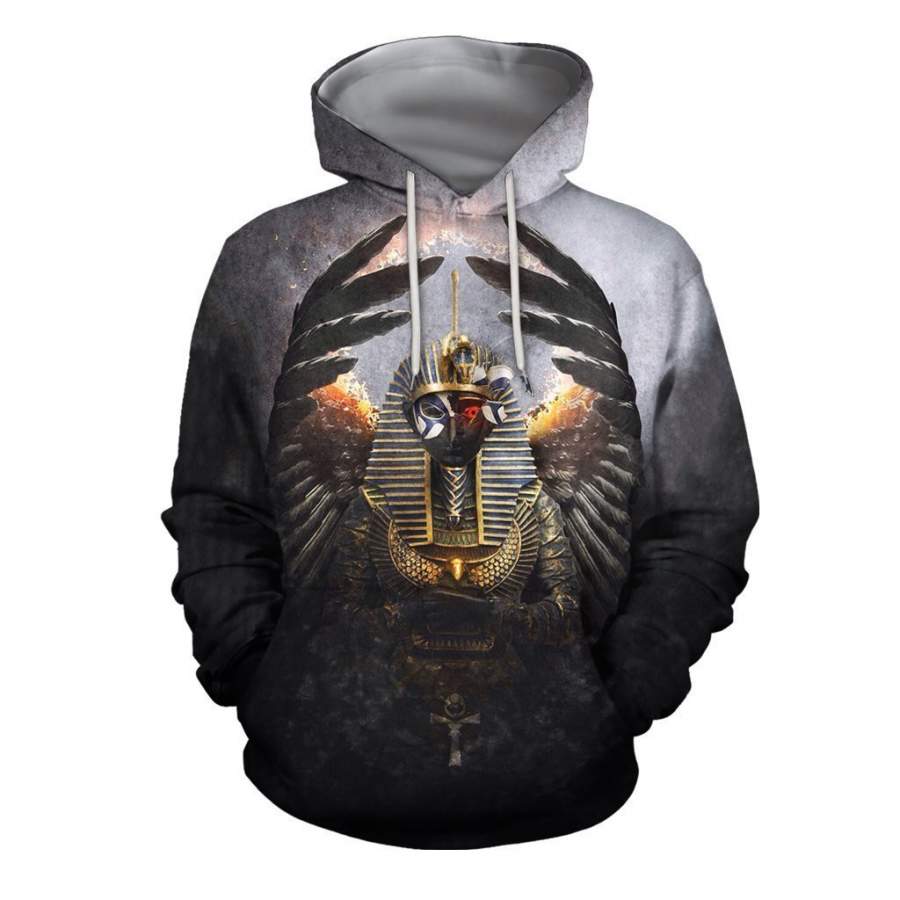 3D All Over Print Horus Egyptian Gods Hoodie