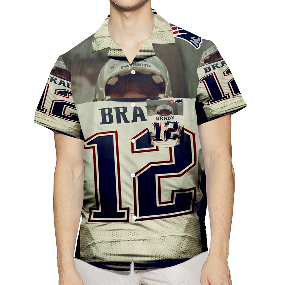 New England Patriots Tom Brady9 3D All Over Print Summer Beach Hawaiian Shirt With Pocket