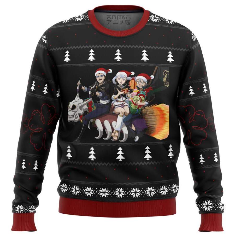 Black Clover Holiday Premium Ugly Christmas Sweater