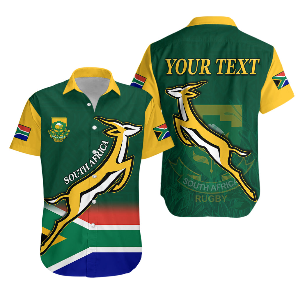 (Custom Personalised) South Africa Rugby Hawaiian Shirt Springboks Champion Bokke African Pattern Go Bokke Lt13