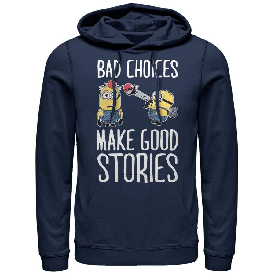 Despicable Me Men’s Minion Bad Choices  Lightweight Hoodie