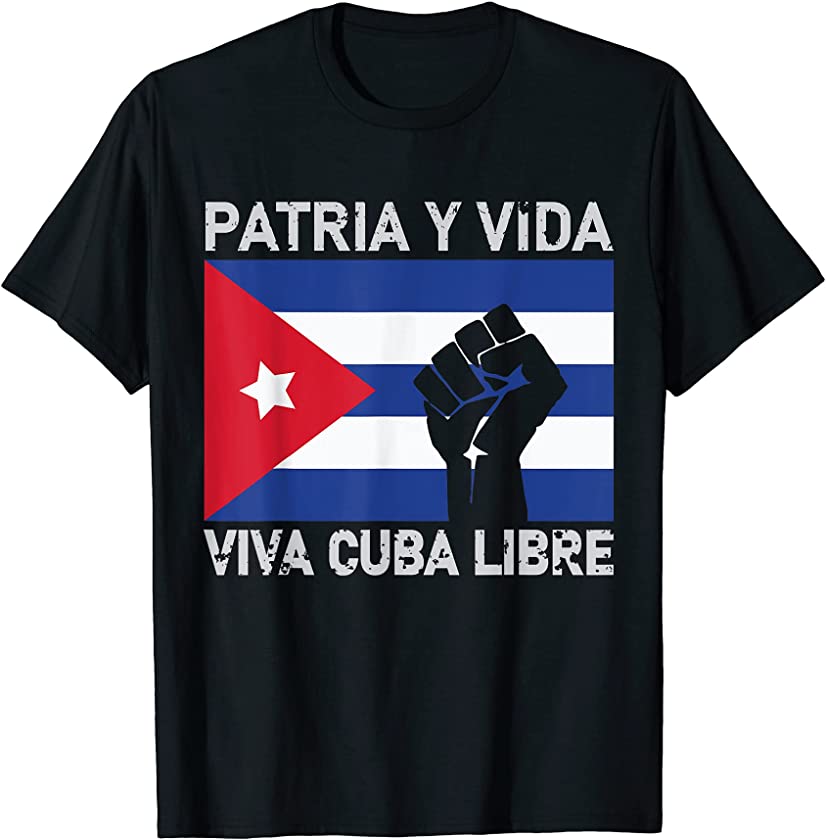 Viva Cuba Libre shirt vintage Cuban revolution Patria Vida T-Shirt