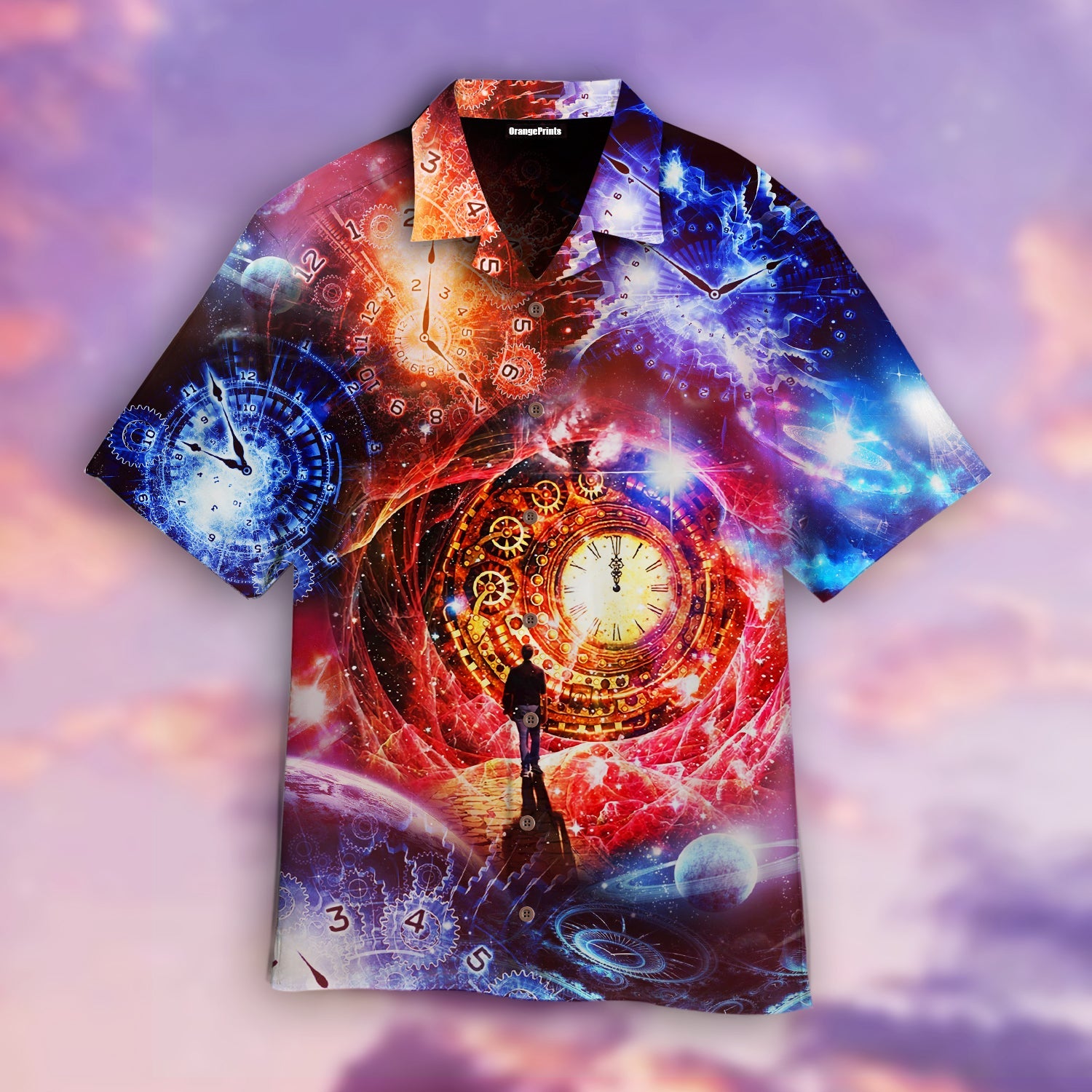 Clock Zodiac In The Galaxy Hawaii Shirt For Men Women Ha87400