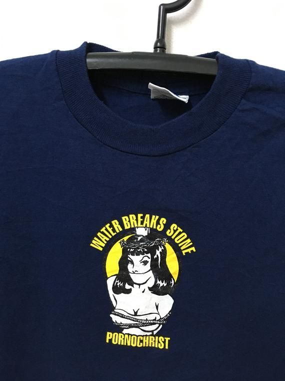 Vintage90S Water Breaks Stone Pornochrist Promo Shirt 23 5 Shirt