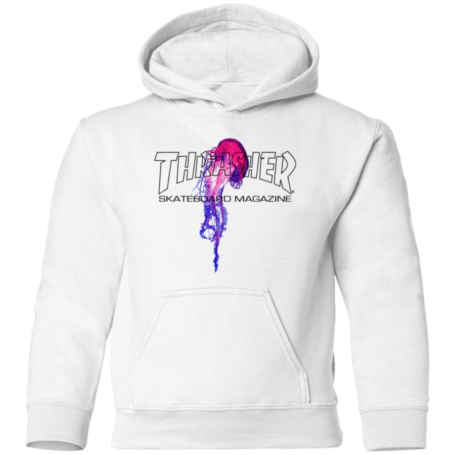 Thrasher Magazine Atlantic Drift White Toddler Pullover Hoodie