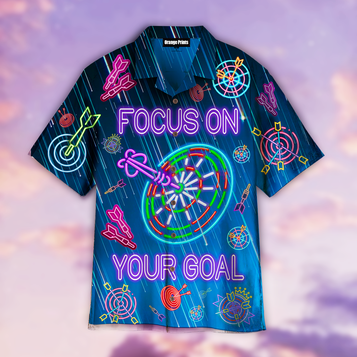 Love Darts Focus On Your Goal Aloha Hawaii Shirts For Men And Women Ha28049