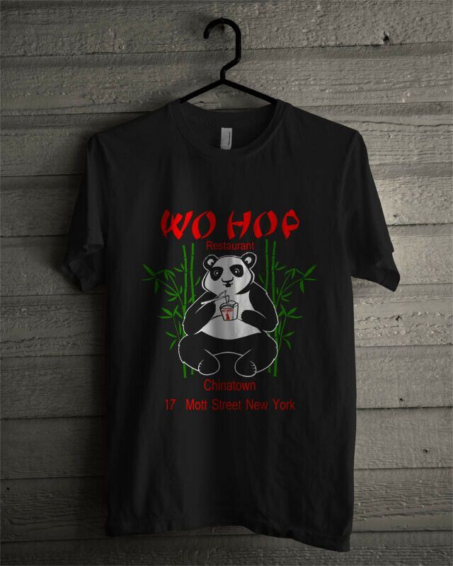 Wo Hop Chinese Food Panda Bear New York City T-Shirt