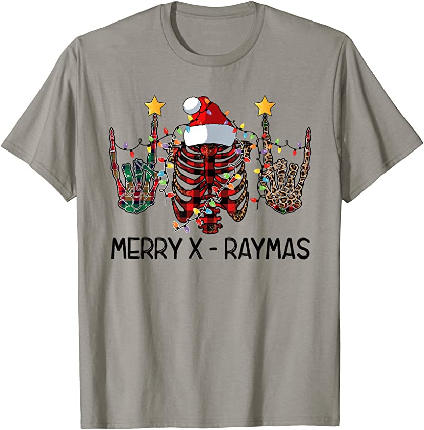 Vbm1 Merry Xraymas Christmas Leopard Merry Xmas Xray Tech T-Shirt