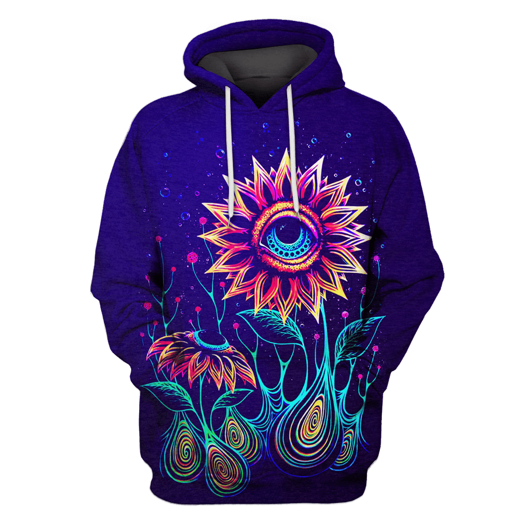 Eye Flower Outerspace Custom T-Shirt – Hoodies Apparel