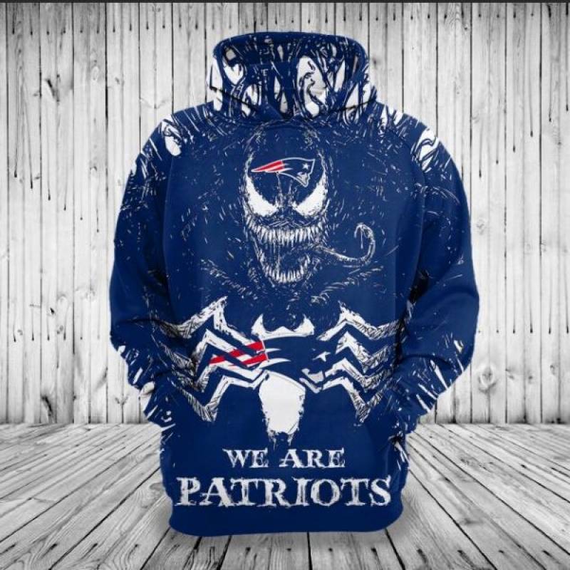 We are Patriots Venom – New England Patriots 3D Hoodies