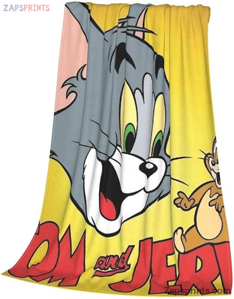 Tom And Jerry Movie Smile Pose Yellow Blanket