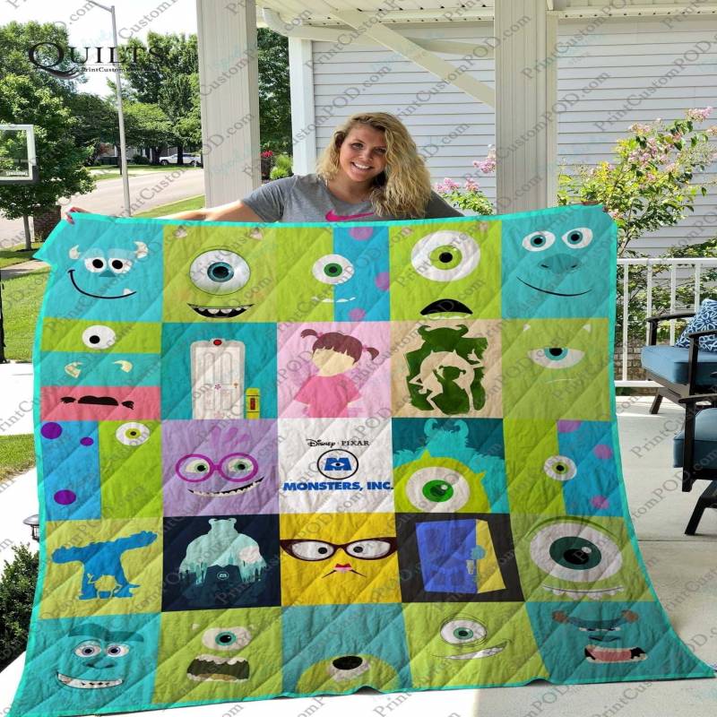 Monsters Inc. Quilt Blanket For Fans