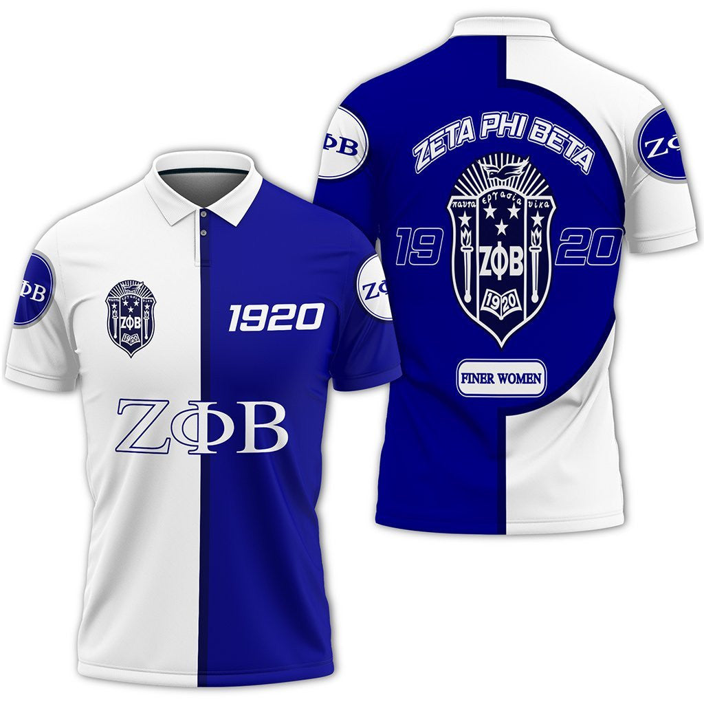 Sorority Polo – Zeta Phi Beta Polo Shirt Cycle Style