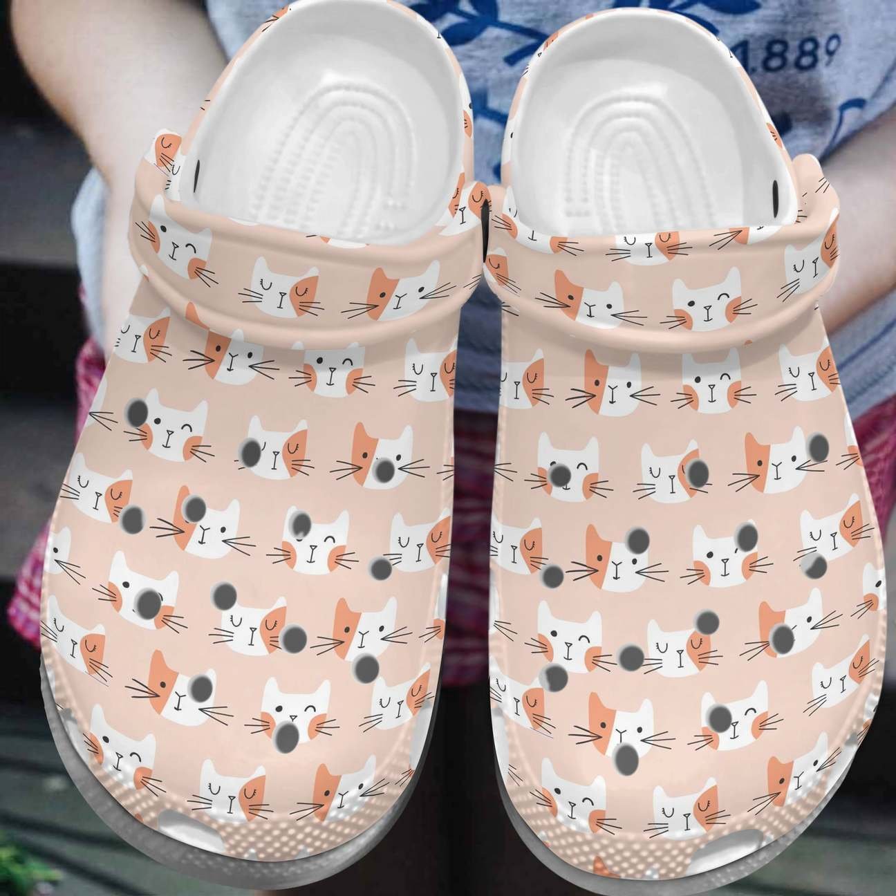 Cat Personalized Clog, Custom Name, Text, Color, Number Fashion Style For Women, Men, Kid, Print 3D Cute