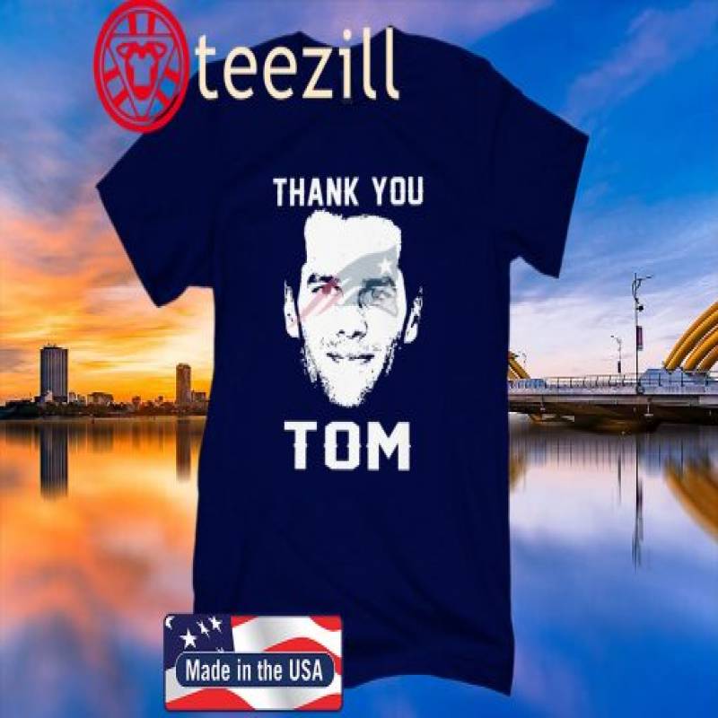 THANK YOU TOM BRADY NEW ENGLAND PATRIOTS T-SHIRT