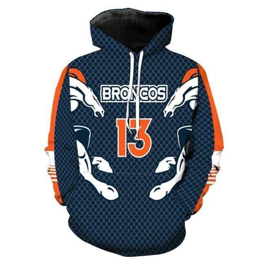 Denver Broncos Hoodie 3D Style255 All Over Printed