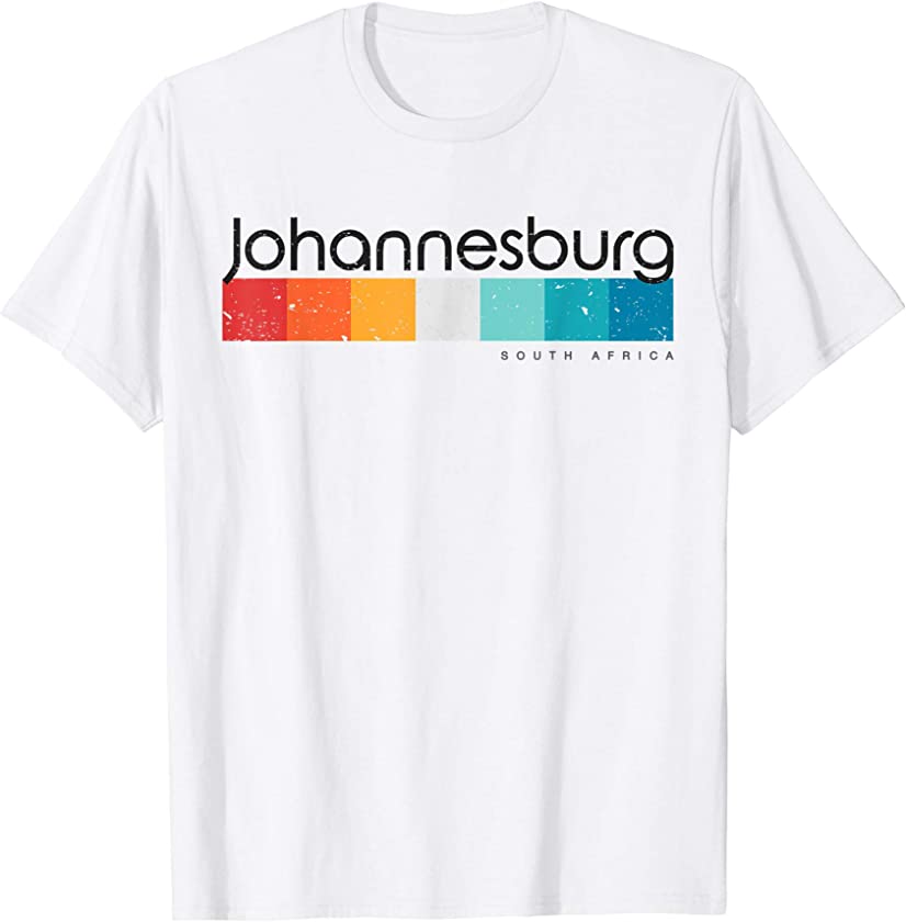 Vintage Johannesburg South Africa Retro Design T-Shirt