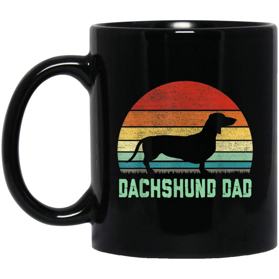 Vintage Dachshund Dad Mug Dog Lover Gifts Mug