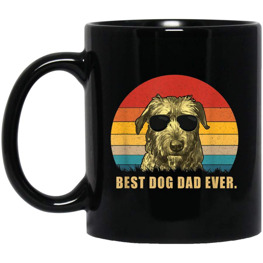 Vintage Best Dog Dad Ever Mug Irish Wolfhound Mugs