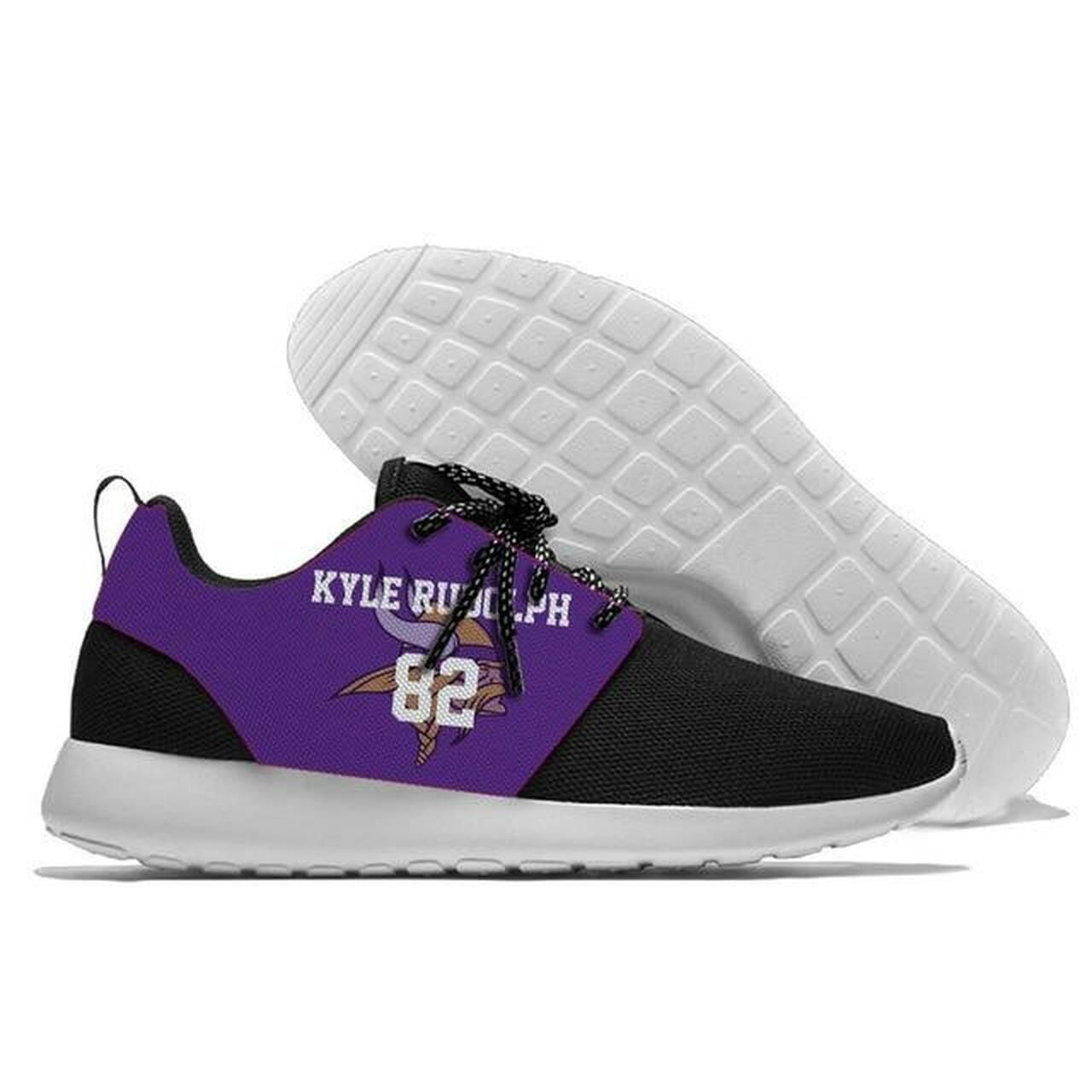 Mens And Womens Minnesota Vikings Lightweight Sneakers, Vikings Running Shoes Shoes16804