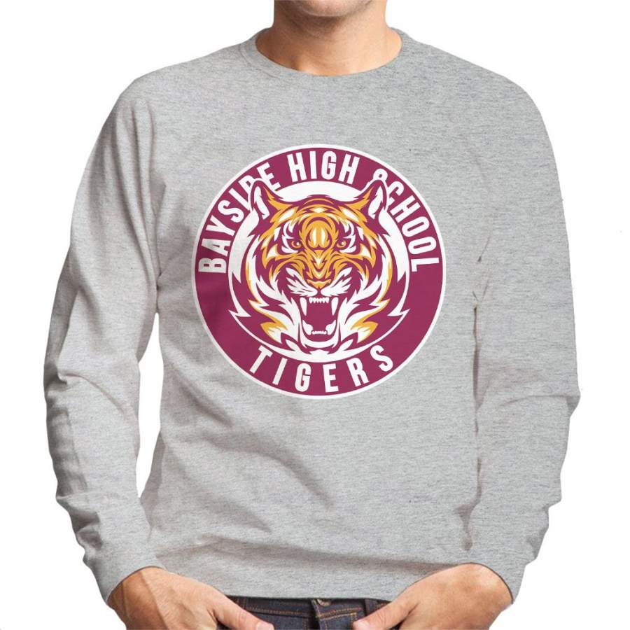 Bayside Tigers Saved By The Bell Sports Logo Men’s Sweatshirt