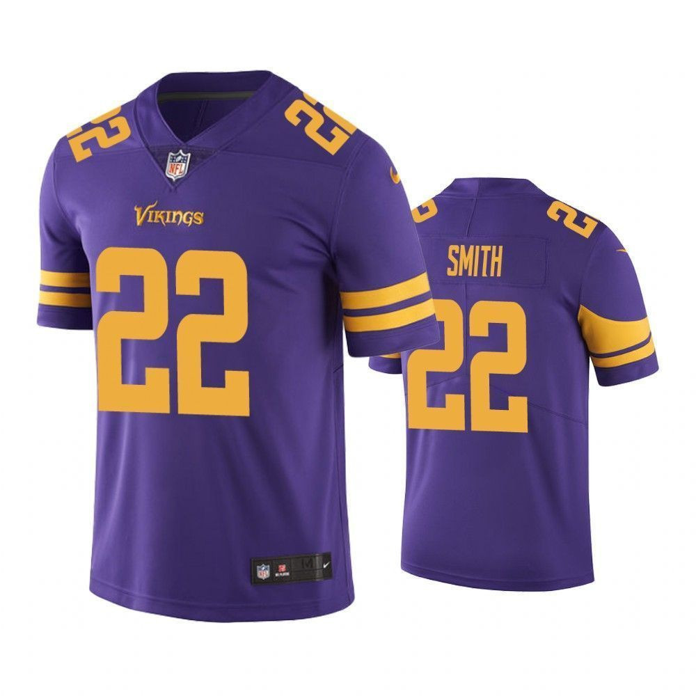 Minnesota Vikings Harrison Smith Purple Color Rush Limited 3D Jersey