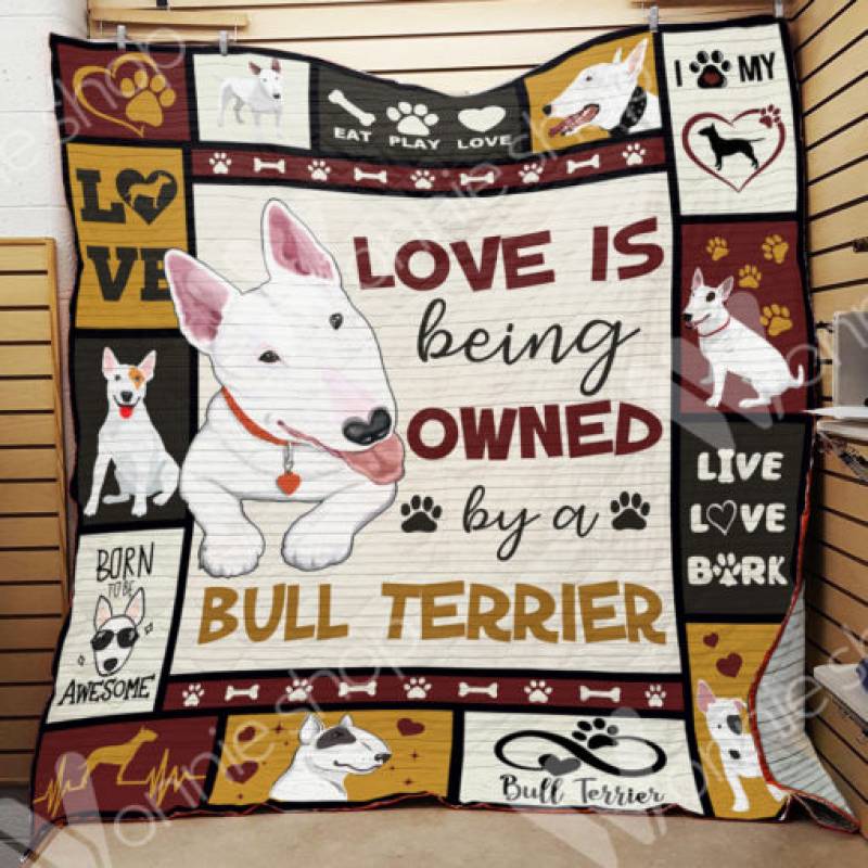 Bull Terrier Dog Blanket NOV2102 78O42