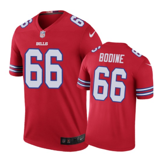 Buffalo Bills #66 Russell Bodine Nike Color Rush Red Jersey