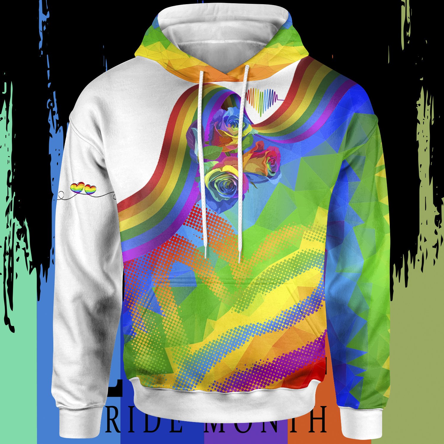 1sttheworld Hoodie – Lesbian Gay Bisexual Transgender  (LGBT) – BN17