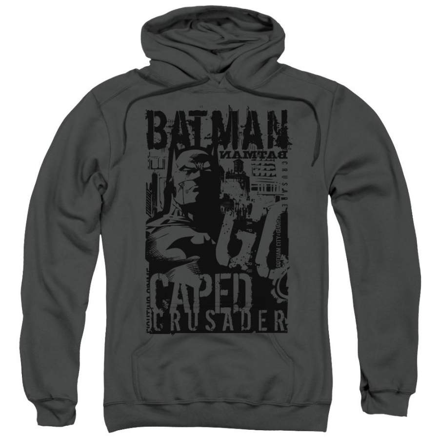 Batman – Caped Crusader Adult Pull Over Hoodie