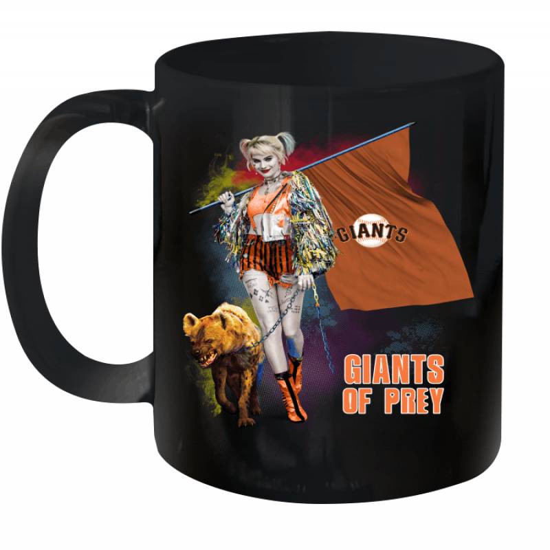 Harley Quinn flag San Francisco Giants Of Prey Ceramic Mug 11oz