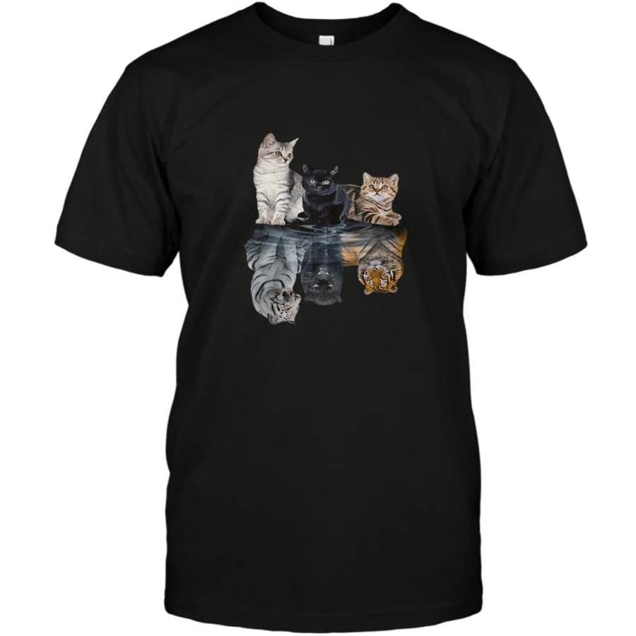 Cats reflection tigers shirt T-Shirt