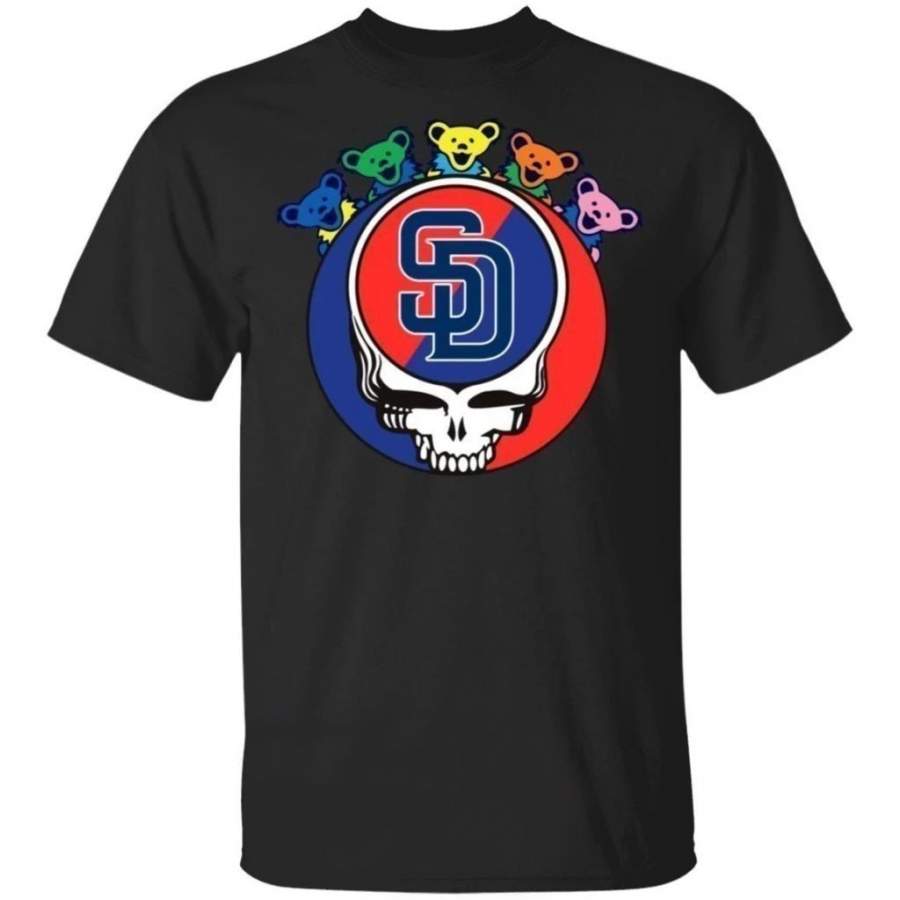 The Grateful Dead Mixed San Diego Padres T-Shirt