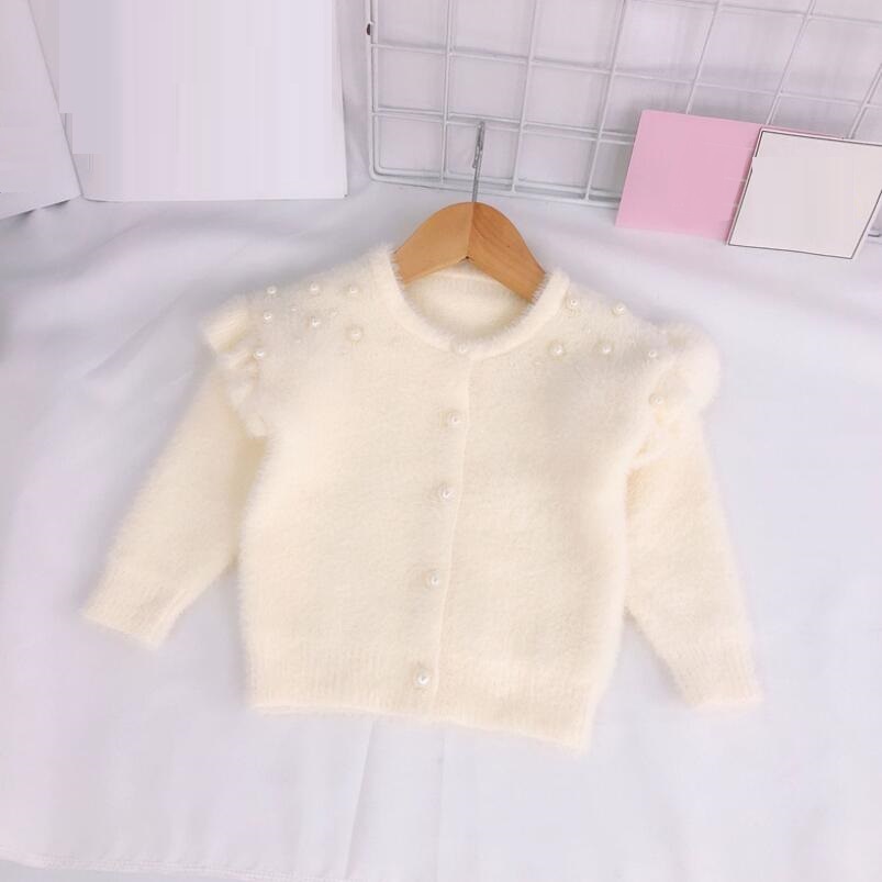 Spring Autumn Winter Baby Toddler Clothes Girls Knitted Coat Girl Sweater Tops Kids Coats Sweaters Cardigan Children Outerwear alx