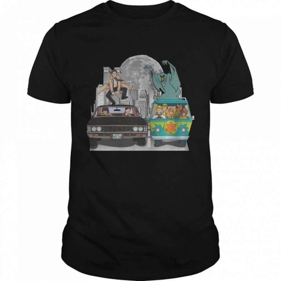 Supernatural And Scooby Doo Scooby Gangs Natural Shirt - EmprintsTOP