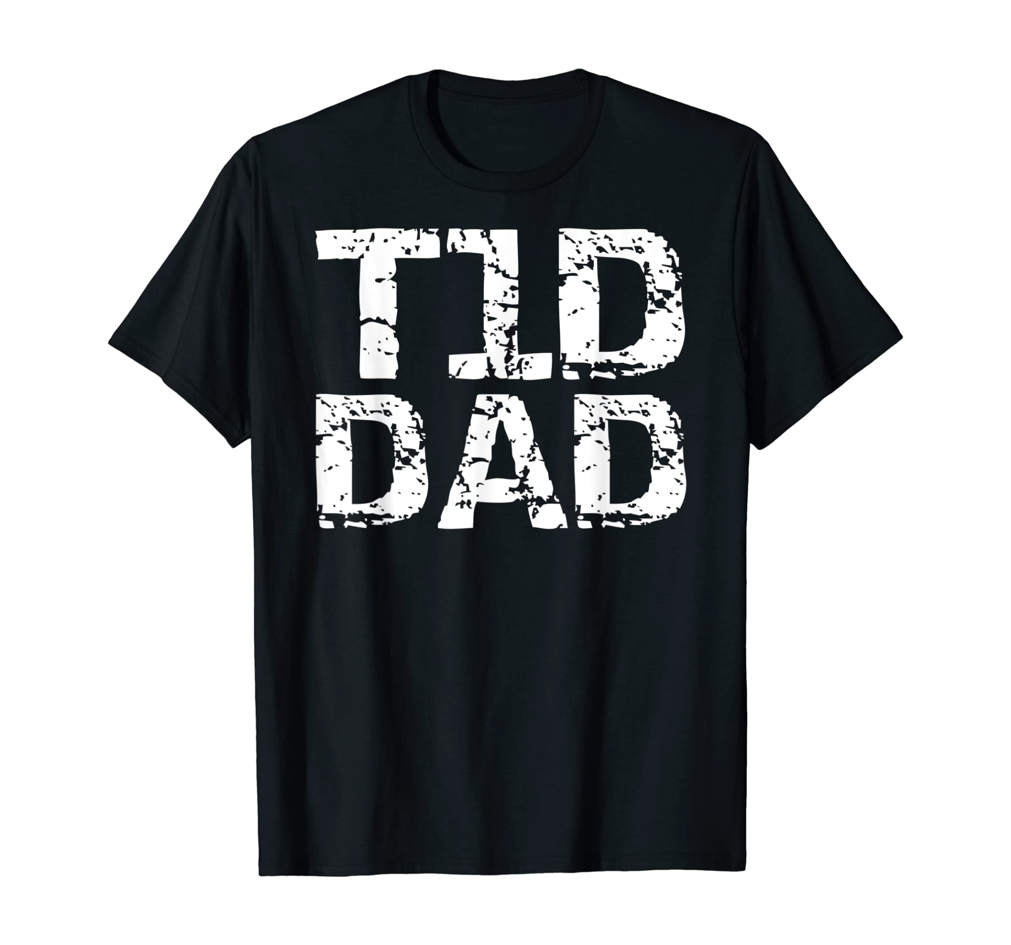 T1D Dad Shirt for Men Distressed Type 1 Diabetes Father Tees