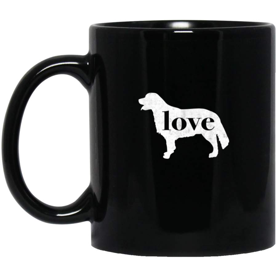 Golden Retriever Love  A Vintage Style Graphic Mug