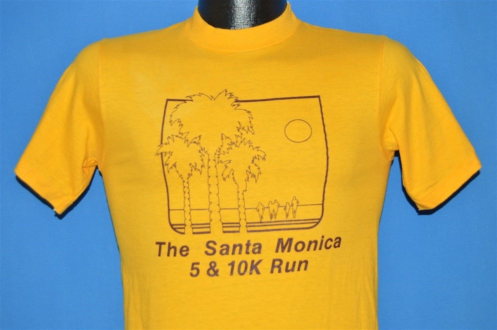 80S Santa Monica 5 10K Run T-Shirt Extra