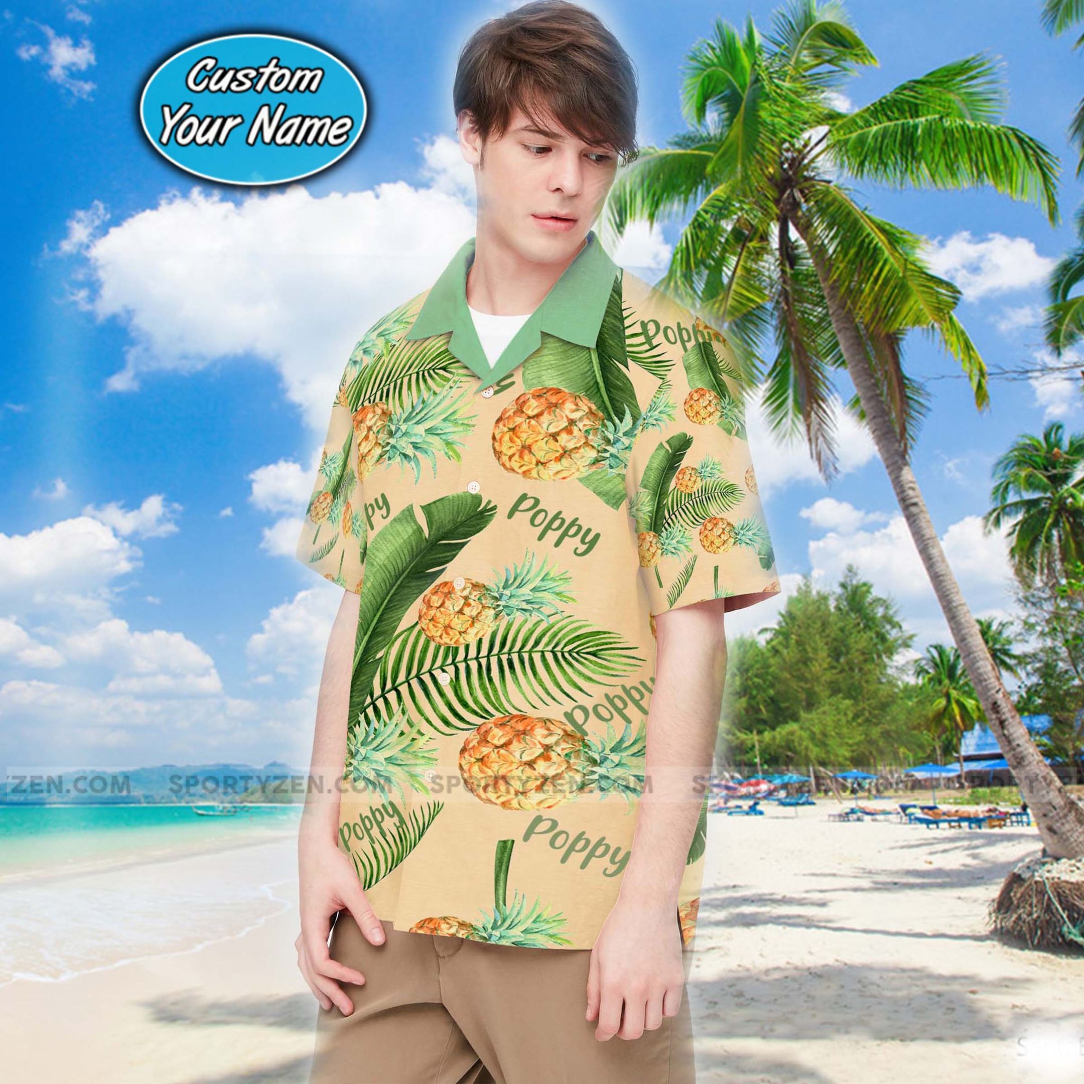 Order Funny Tropical Custom Hawaii Shirts Ha33666